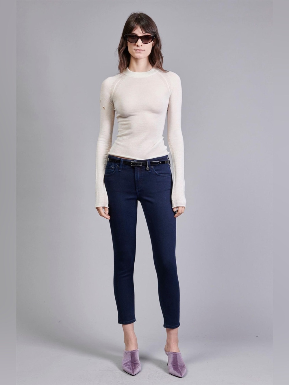 rag & bone Cate Mid-Rise Ankle Skinny Jeans in Oxford (26)